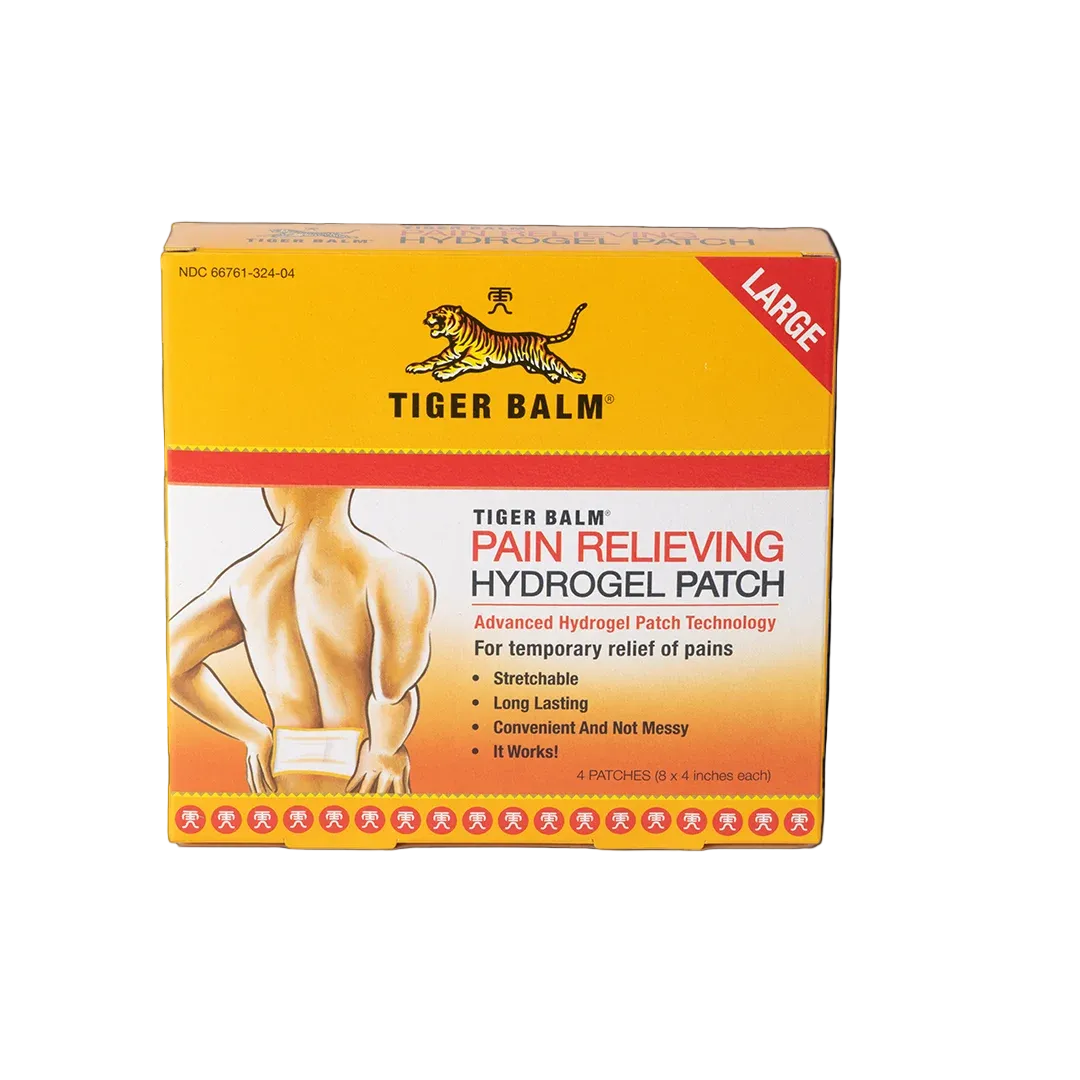 Tiger Balm Herbal External Use Patch – 4 or 5 Patches per Box