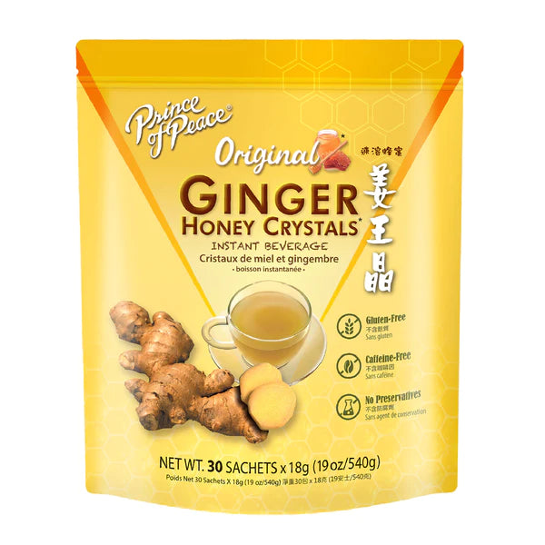 Instant Ginger Honey Crystals – Cozy Ginger Tea | Prince of Peace