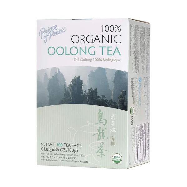 Organic Oolong Tea, 100 Tea Bags - Prince of Peace