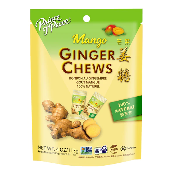 Original Ginger Chews – 5 Flavors | Lychee, Lemon, Mango, Orange, Ginger