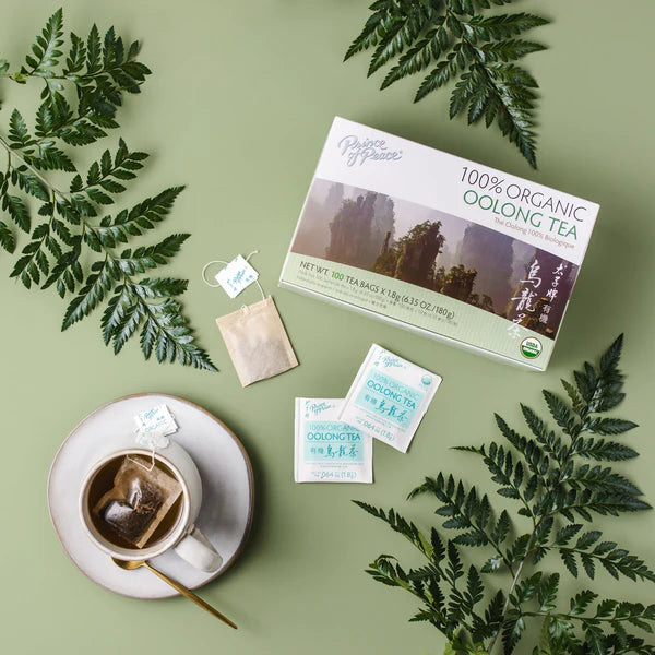 Organic Oolong Tea, 100 Tea Bags - Prince of Peace