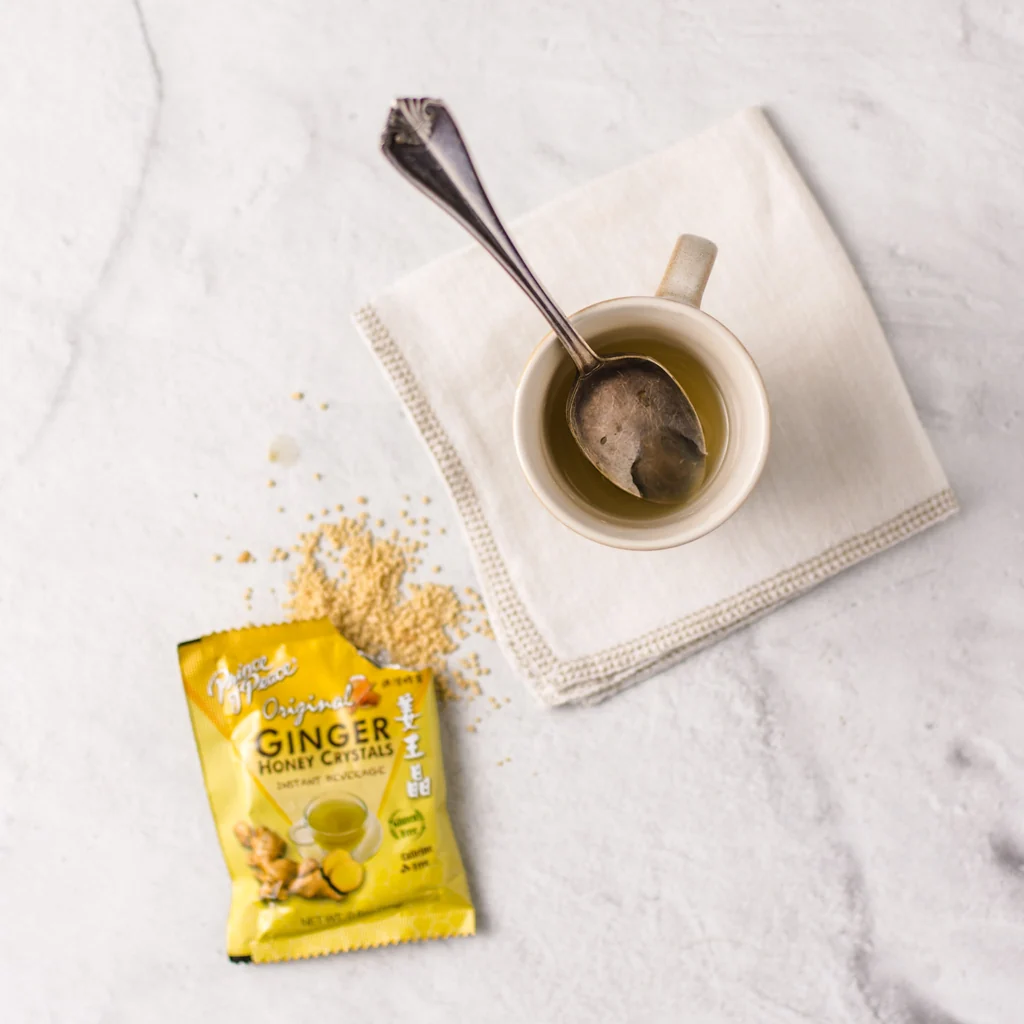 Instant Ginger Honey Crystals, 3 Flavors, Turmeric, Lemon & Original, Ginger Tea - Prince of Peace
