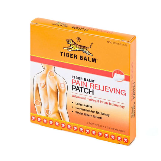 Tiger Balm Herbal External Use Patch – 4 or 5 Patches per Box