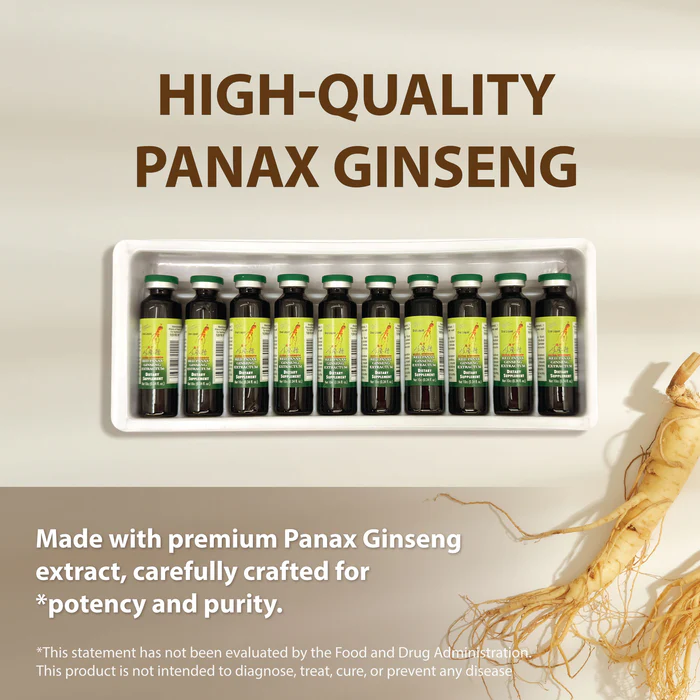 Ultra Red Panax Ginseng Extract (30 x 10cc Vials) – Prince of Peace