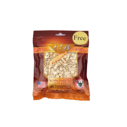 Wisconsin American Ginseng Slices 3oz Bag (GIFT ITEM - NOT FOR SALE)