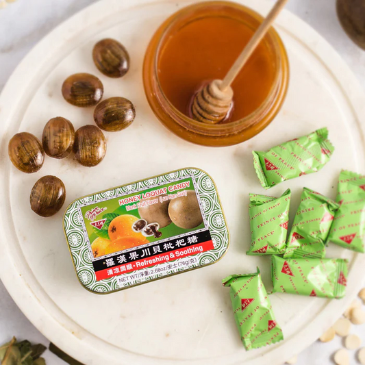 Honey Loquat Candy with Monk Fruit (Luo Han Guo), 76g | Prince of Peace®