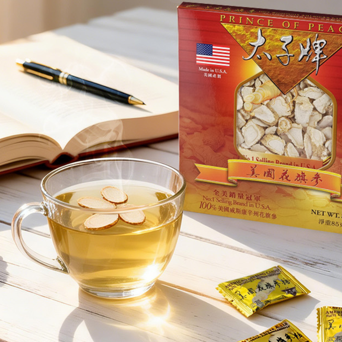 Wisconsin American Ginseng Root Slices – 3 oz Bag | Prince of Peace®