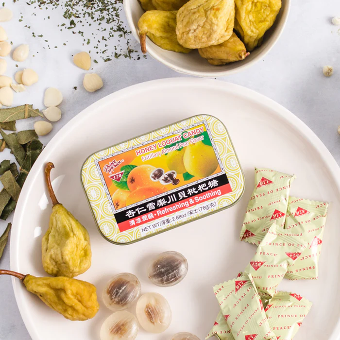 Honey Loquat Candy with Pear Flavor, 76g | Prince of Peace