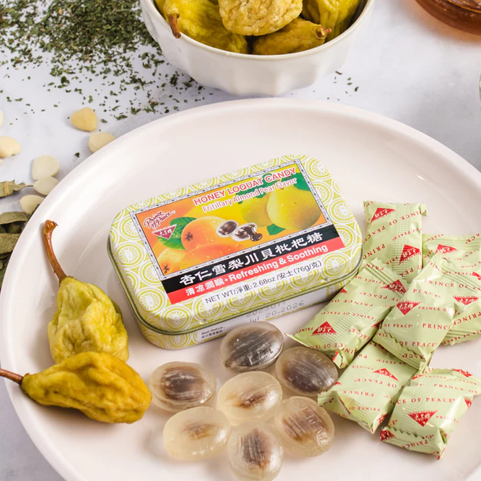 Honey Loquat Candy with Pear Flavor, 76g | Prince of Peace