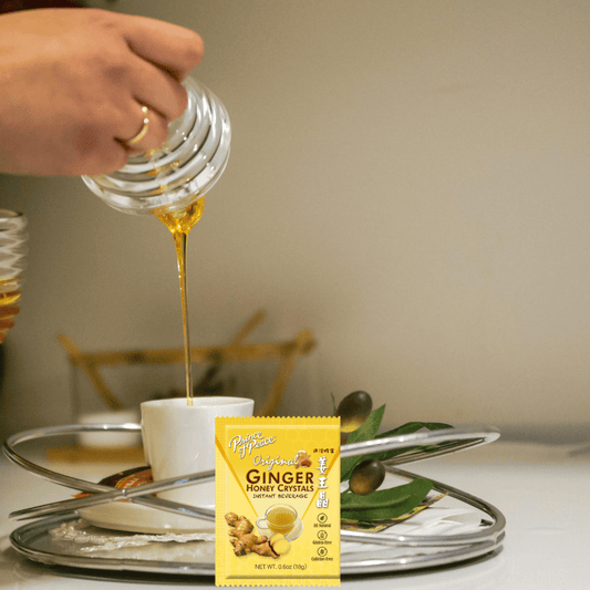 Ginger Honey Crystals - Ginger Tea Bags by Prince of Peace (Honey, Lemon, Matcha Flavors)