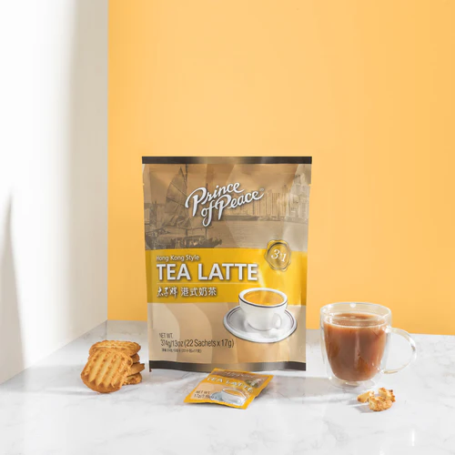 Instant Hong Kong Style Milk Tea Latte (3-in-1), 22 Sachets | Prince of Peace