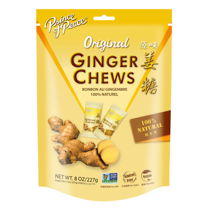Ginger Chews 8 oz – 5 Flavors by Prince of Peace | Natural Ginger Candy