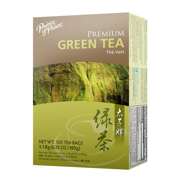 GinGinGood Premium Green Tea – Refreshing & Energizing, 100 Tea Bags | (Authentic Prince of Peace)