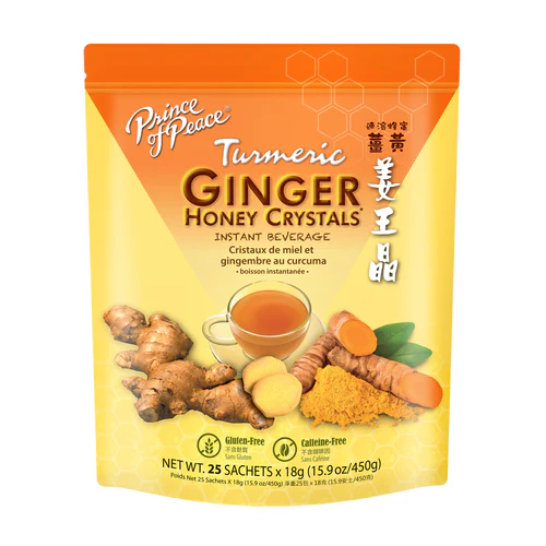 Instant Ginger Honey Crystals – Winter Warm Tea Drink, Prince of Peace