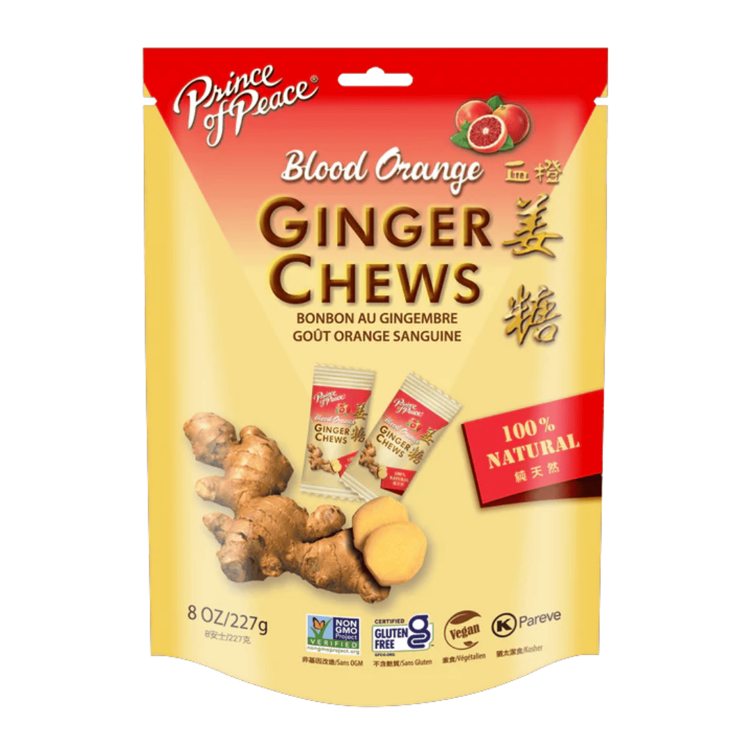 Ginger Chews 8 oz – 5 Flavors by Prince of Peace | Natural Ginger Candy