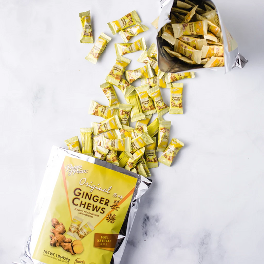 Ginger Chews 1 LB, 4 Flavors – Original, Lemon, Lychee & Mango – Prince of Peace