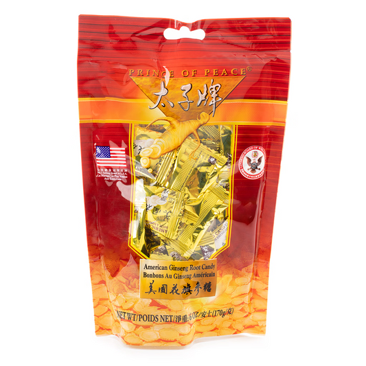 GinGinGood American Ginseng Root Candy - 6 & 16 oz (Authentic Prince of Peace Product)