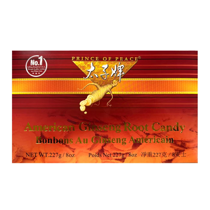 Wisconsin American Ginseng Root Candy, 8 oz (227 g) –  Prince of Peace®
