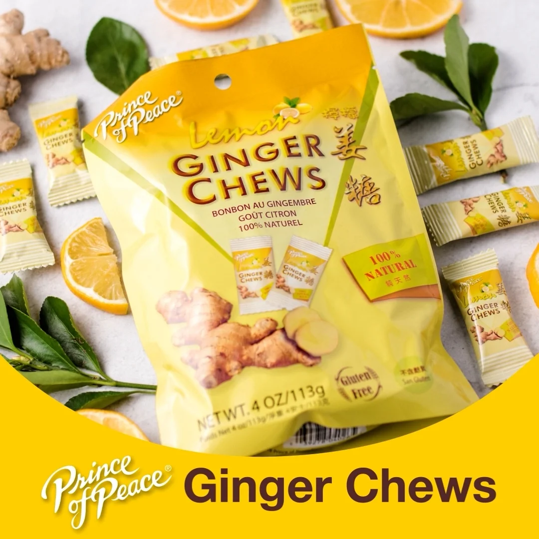 GINGINGOOD Original Ginger Chews – 6 Natural Flavors (Lychee, Mango, Orange, Pineapple Coconut) | Healthy Ginger Benefits Snack | Authentic, All-Natural Ingredients