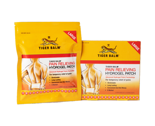Tiger Balm Herbal External Use Patch – 4 or 5 Patches per Box