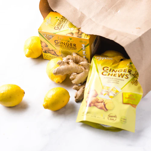 Original Ginger Chews – 5 Flavors | Lychee, Lemon, Mango, Orange, Ginger