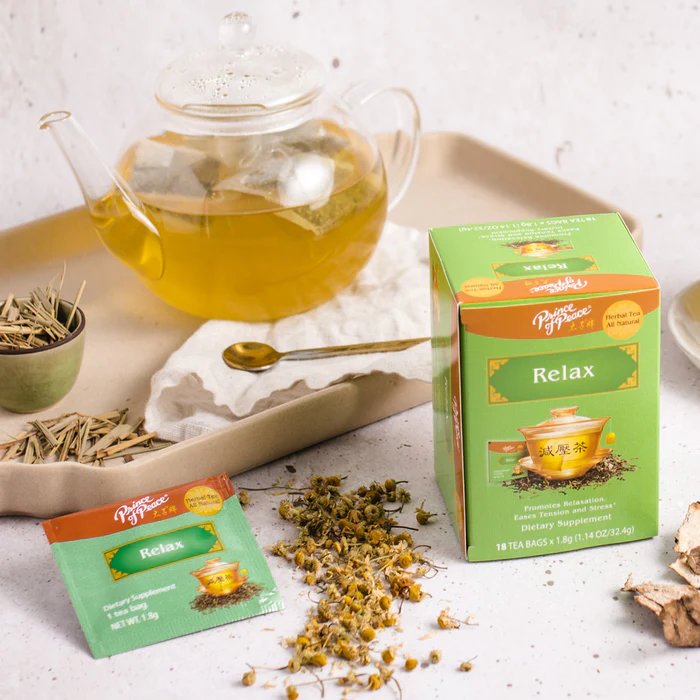 Herbal Relax Tea, 18 Tea Bags – Prince of Peace