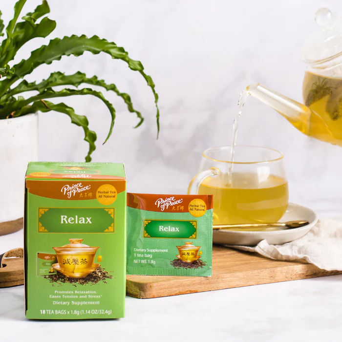 Herbal Relax Tea, 18 Tea Bags – Prince of Peace